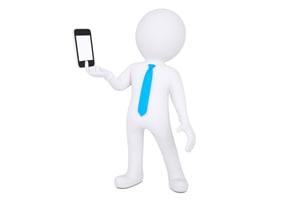 Man Holding Smartphone